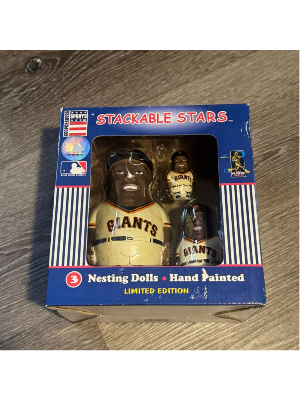 Barry Bonds Stackable Stars Coopersburg Sports Mbl Giants Nesting Dolls Toy